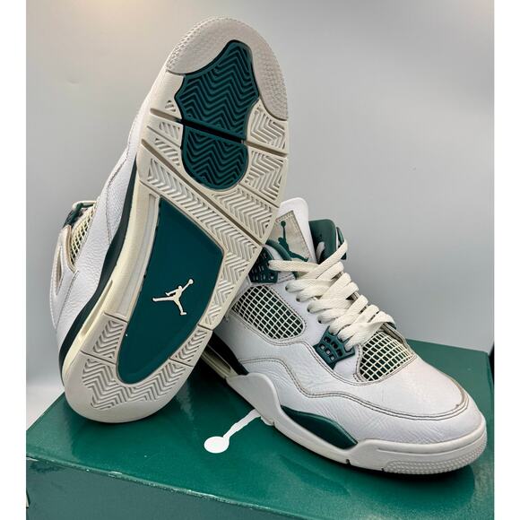 Air Jordan 4 Retro Oxidized Green - FQ8138-103  Sz 10.5 # 436 main image 4